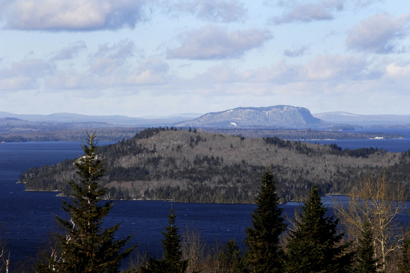 ENVIRONMENTAL CONCERNS: Moosehead Lake's iconic Mt. Kineo rises above Moosehead Lake. Some worry that Plum Creek's current proposal will alter the landscape noticeably.