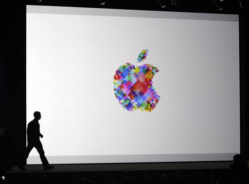 Apple CEO Tim Cook walks onstage during the Apple Developers Conference in San Francisco today.