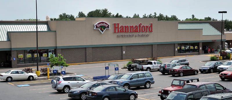 SYSTEM DOWN: Hannaford Supermarket and Pharmacy on Kennedy Memorial Drive in Waterville was one of 141 stores in the northeast suffering a computer glitch that would not allow any credit or debit transactions.