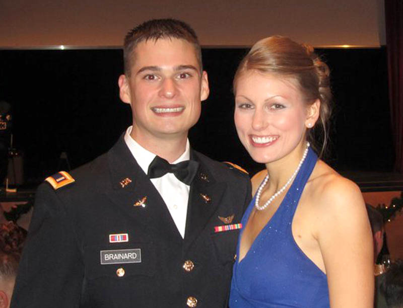 COUPLE: Army Capt. Jay Brainard and his wife, Emily. "Jay was my best friend, the love of my life, and my hero," she said in an interview on Thursday.