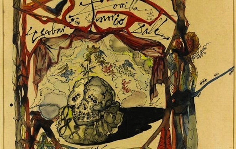 This image provided by the New York Police Department shows a 1949 Salvador Dali painting, called "Cartel des Don Juan Tenorio." A man is suspected of stealing the $150,000 Salvador Dali painting from a Manhattan art gallery Thursday June 21, 2012. Police say the man walked into the Venus Over Manhattan art gallery on Madison Avenue posing as a customer and removed the watercolor and ink painting from the wall, put it in a bag, and fled. The 1949 painting, called "Cartel des Don Juan Tenorio," was part of the gallery's inaugural exhibition. (AP Photo/New York Police Department)
