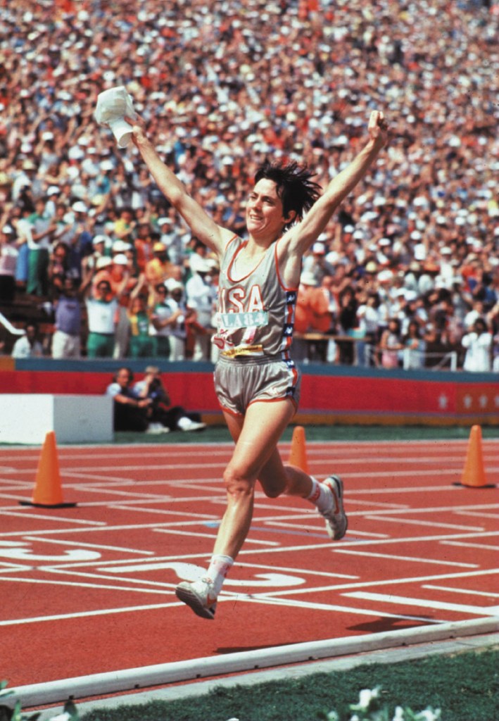 1984: Joan Benoit wins the first women’’s Olympic marathon during the 1984 Olympics in Los Angeles. BENOIT JOAN