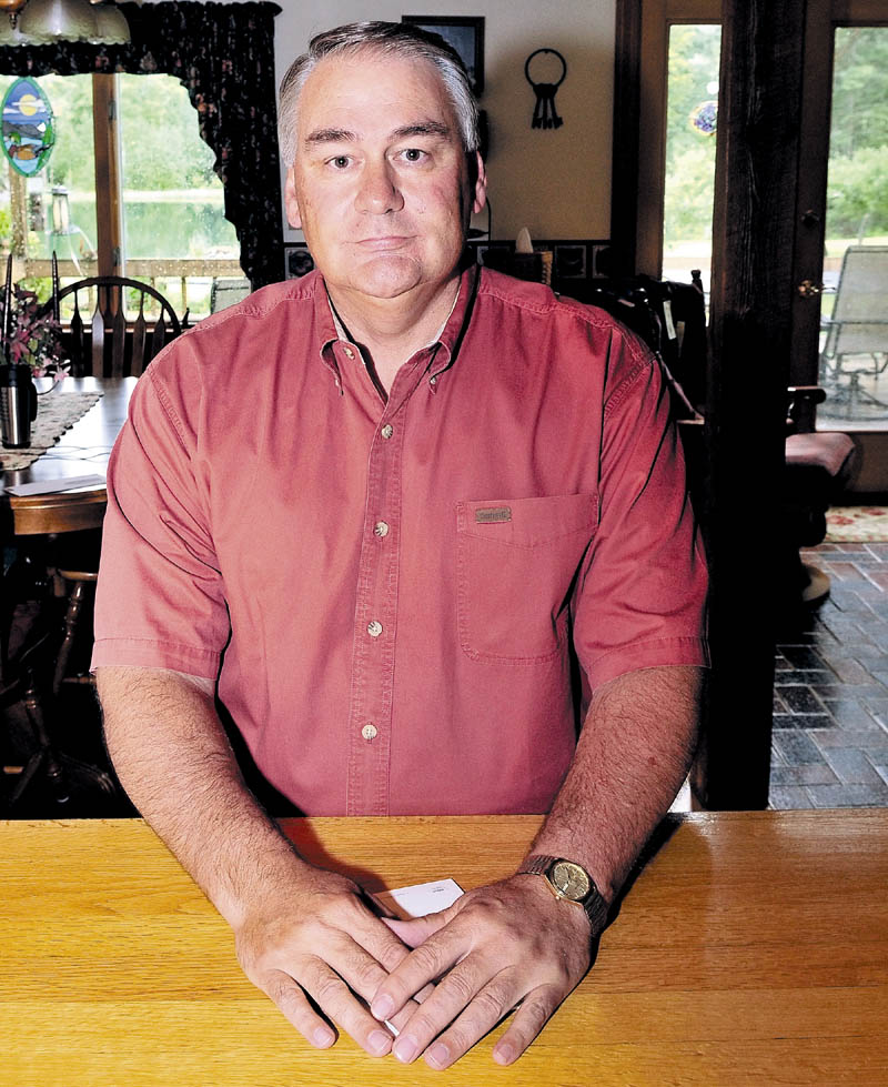 Paul Fortin at his home and business in Madison on Wednesday. Fortin beat incumbent Robert Hagopian for a seat on the Madison Board of Selctmen on Tuesday.