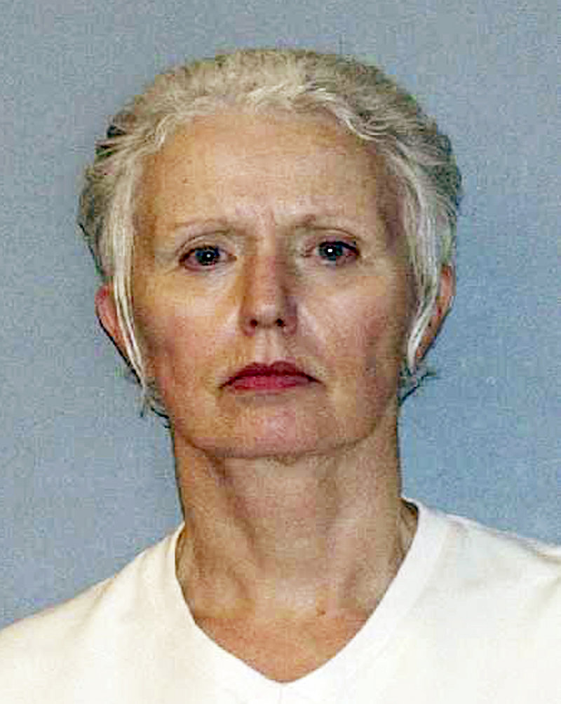 This undated file photo provided by the U.S. Marshals Service shows Catherine Greig, the longtime girlfriend of Whitey Bulger captured with Bulger June 22, 2011, in Santa Monica, Calif. Greig was sentenced to 8 years in prison on Tuesday, June12.