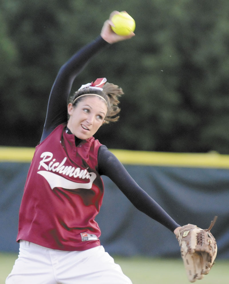Richmond pitcher Leandra Martin allowed one hit and struck out 11 as the Bobcats beat Rangeley 4-1 in the Western D regional final Thursday evening. The Bobcats face Penobscot Valley for the Class D state title today.