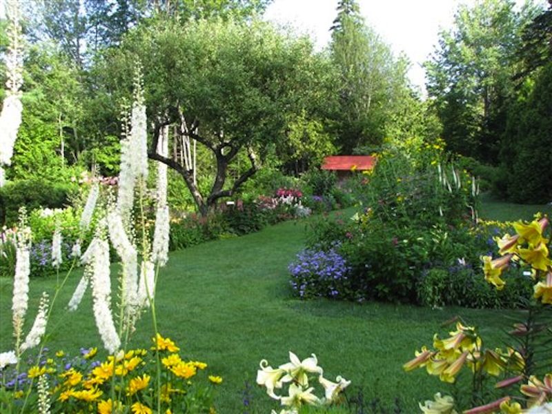 This 2010 photo provided by the Mount Desert Land & Garden Preserve shows colorful flowers at Thuya Garden in Northeast Harbor, Maine. Thuyaís collection includes plants from renowned landscape designer Beatrix Farrand, who created the nearby Abby Aldrich Rockefeller Garden, a privately owned garden thatís open to the public just a few days a year. (AP Photo/Mount Desert Land & Garden Preserve, Jason Ashur)