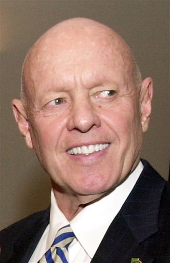 Dr. Stephen R. Covey, the motivational speaker best known for the book "The Seven Habits of Highly Effective People," is shown here in a 2003 file photo.