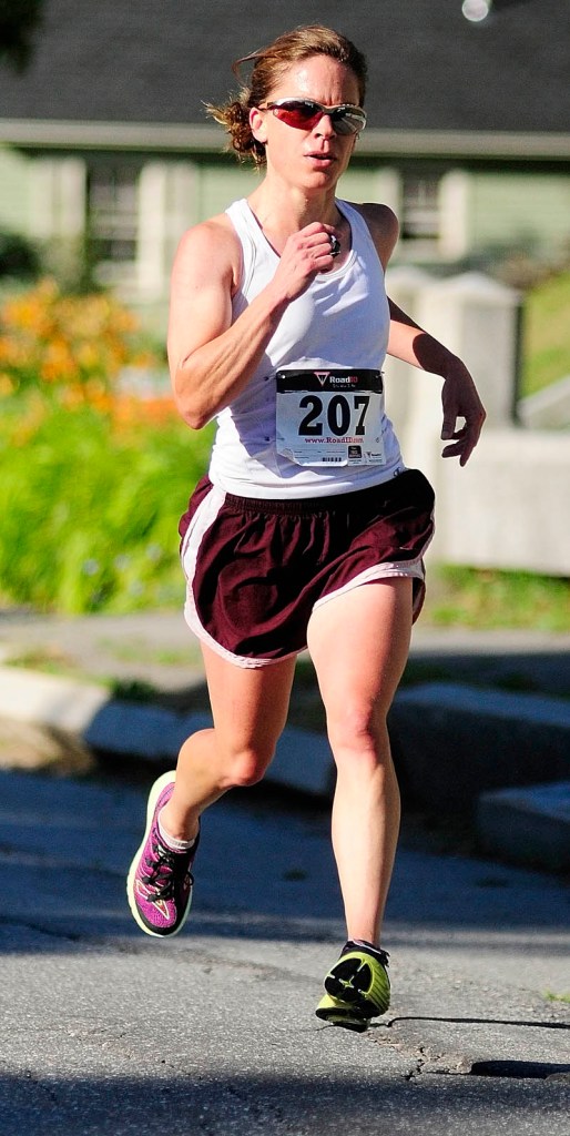 Rosalea Kimball was the first women’s finisher at the Old Hallowell Day 5K. She finished in 19:49.