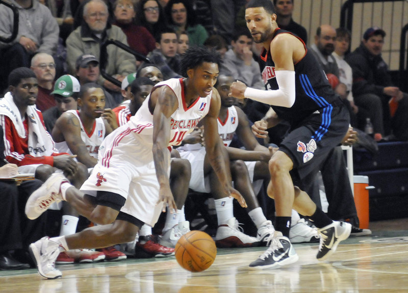 Former Red Claws guard Jamar Smith moves to the basket against the Springfield Armor in this February 2011 photo.
