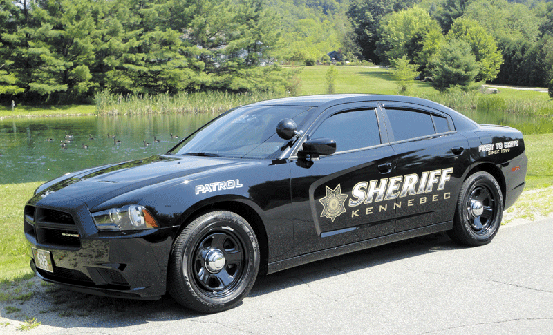 The Kennebec Sheriff's Office has added three of these new Dodge Charges, in a distinctive black instead of white, to their fleet.