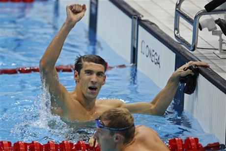 Michael Phelps claimed his third gold of the London Games and 17th of his career, adding to an already absurd record total that could be twice as much as anyone else by the time he swims the final race of his career, the 4x100 medley relay Saturday night.