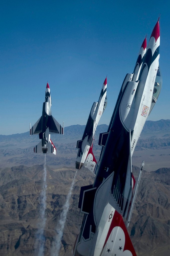 The Thunderbirds in action