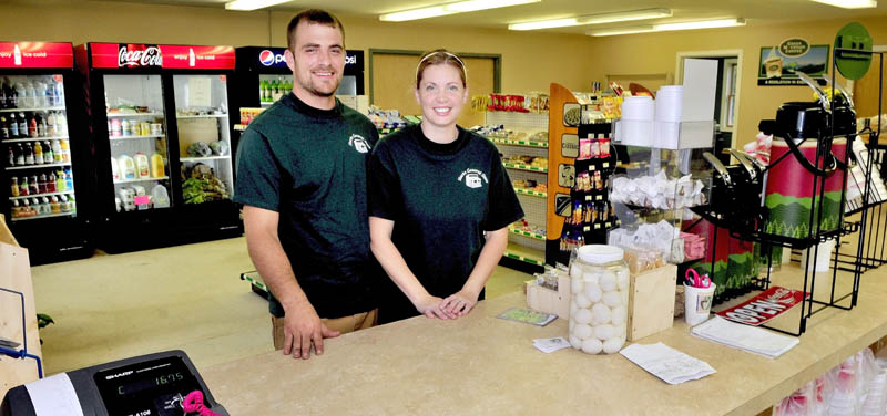 Joe and Ashley Hayden have opened the Starks General Store in the former Starks Town Office.
