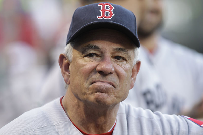 NOT GOING ANYWHERE: Despite the struggles of the team he manages, Boston Red Sox ownership has said manager Bobby Valentine will manage the rest of the season.