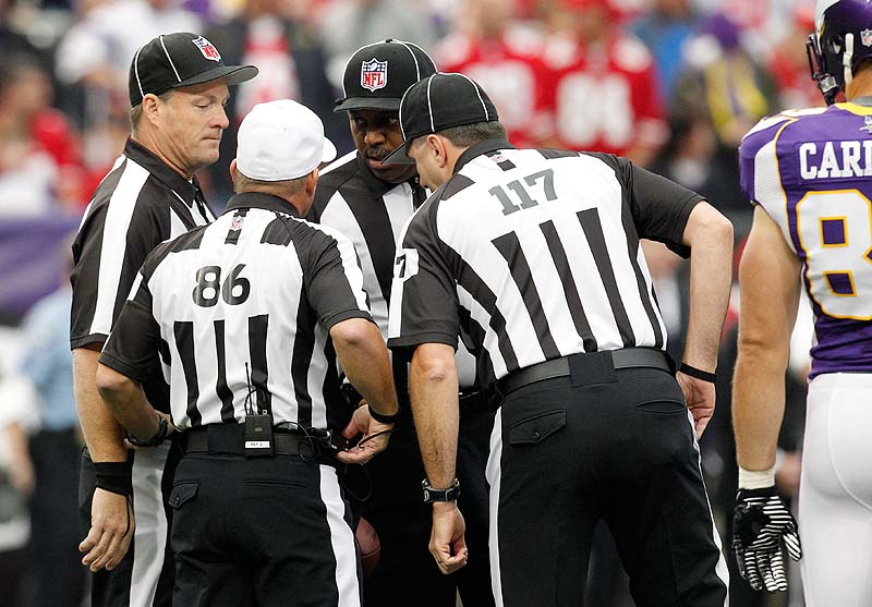 The NFL Players' Association has asked the NFL to end bring back the regular officials, who have been locked out since June.