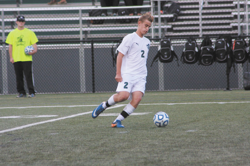 MAKING PLAYS: Mt. Blue High School graduate Zac Conlogue has 11 goals and two assists in his career at Castleton State University.
