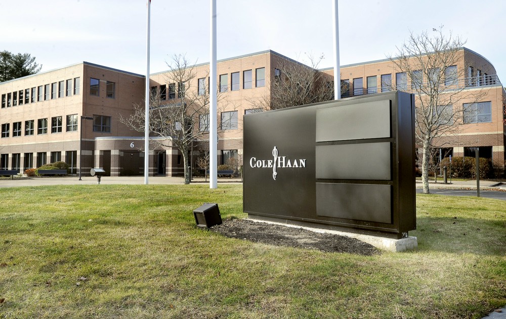 The Cole Haan facility at 6 Ashley Drive in the Roundwood Business Park in Scarborough is shown Friday. Nike Inc. announced it has agreed to sell the maker of shoes and accessories to a private equity firm.