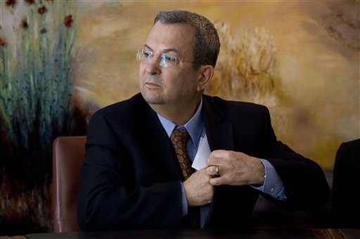 In this 2011 photo, Israeli Defense Minister Ehud Barak attends a press conference in the Knesset, Israel's parliament, in Jerusalem.