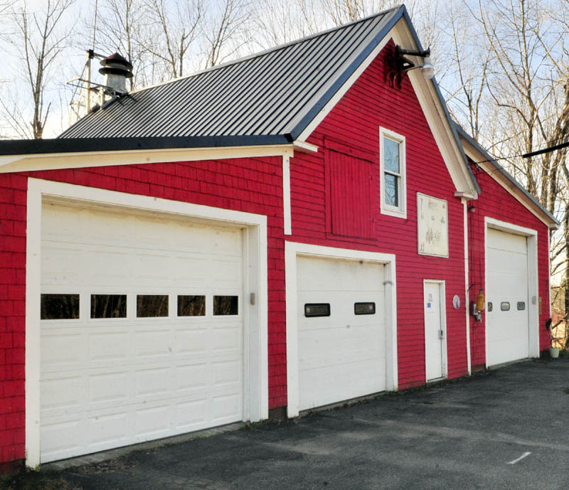There are plans to replace this old fire station with a new one nearby in Coopers Mills section of Whitefield.