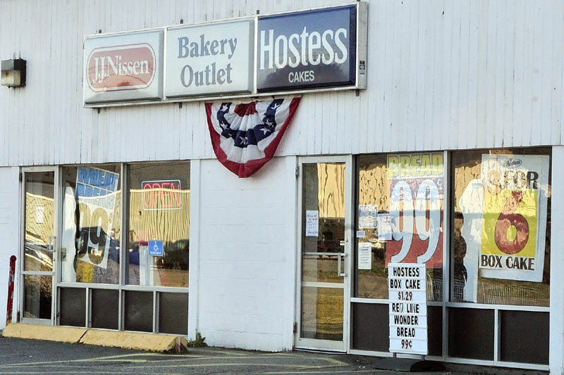 The JJ Nissen Hostess Bakery Outlet is located on Leighton Road in Augusta.