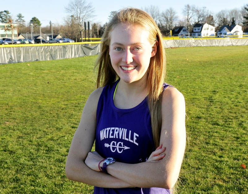 Staff photo by David Leaming Waterville's Bethanie Brown is Morning Sentinel Girls Cross-Country Runner of the Year.