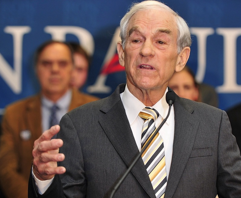 Ron Paul talks to supporters in Portland on Feb. 11 after coming in second to Mitt Romney in the Maine Republican presidential caucuses. The "liberty movement," combining elements of the leftover Paul network in Maine with new supporters, has been focusing its efforts on boosting candidates in legislative and local races.