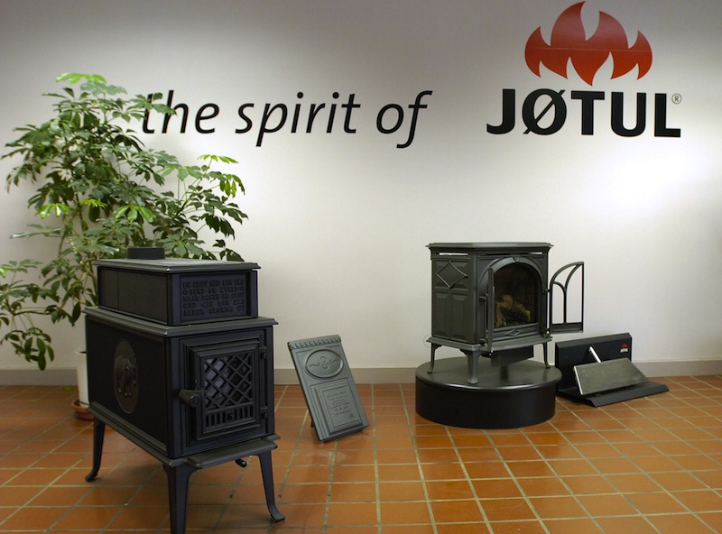 This May 2006 file photo shows new stoves being sold by Jotul in Gorham. Certain gas fireplace inserts made by Jotul North America of Gorham have been voluntarily recalled due to potential electrical shock and burn hazards, the company said on Tuesday, Dec. 4, 2012. John Patriquin