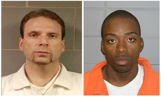 Kenneth Conley, left, and Jose Banks escaped from the Metropolitan Correctional Center in downtown Chicago on Tuesday.