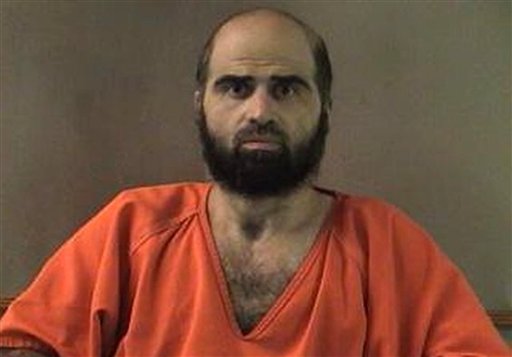 This undated file photo provided by the Bell County Sheriff's Department shows Nidal Hasan, the Army psychiatrist charged in the deadly 2009 Fort Hood shooting rampage.