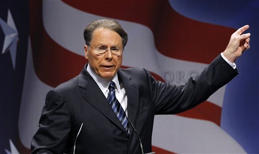National Rifle Association Executive Vice President and CEO Wayne LaPierre speaks in Washington in this Feb. 10, 2011, photo. Seldom has the NRA gone so long after a fatal shooting without a public presence, but after four days of self-imposed silence on the shooting that killed 26 people inside a Newtown, Conn., elementary school, the nation's largest gun rights lobby emerged Tuesday and promised "to offer meaningful contributions to help make sure this never happens again."