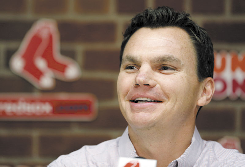 BUILDING HIS TEAM: Boston Red Sox general manager Ben Cherington has not made any splashy moves this offseason, but he hasn’t traded away any prospects either.