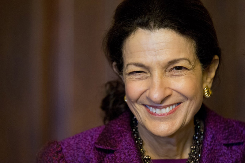 Outgoing U.S. Sen. Olympia Snowe is the third longest-serving female senator -- all three of whom are from Maine.