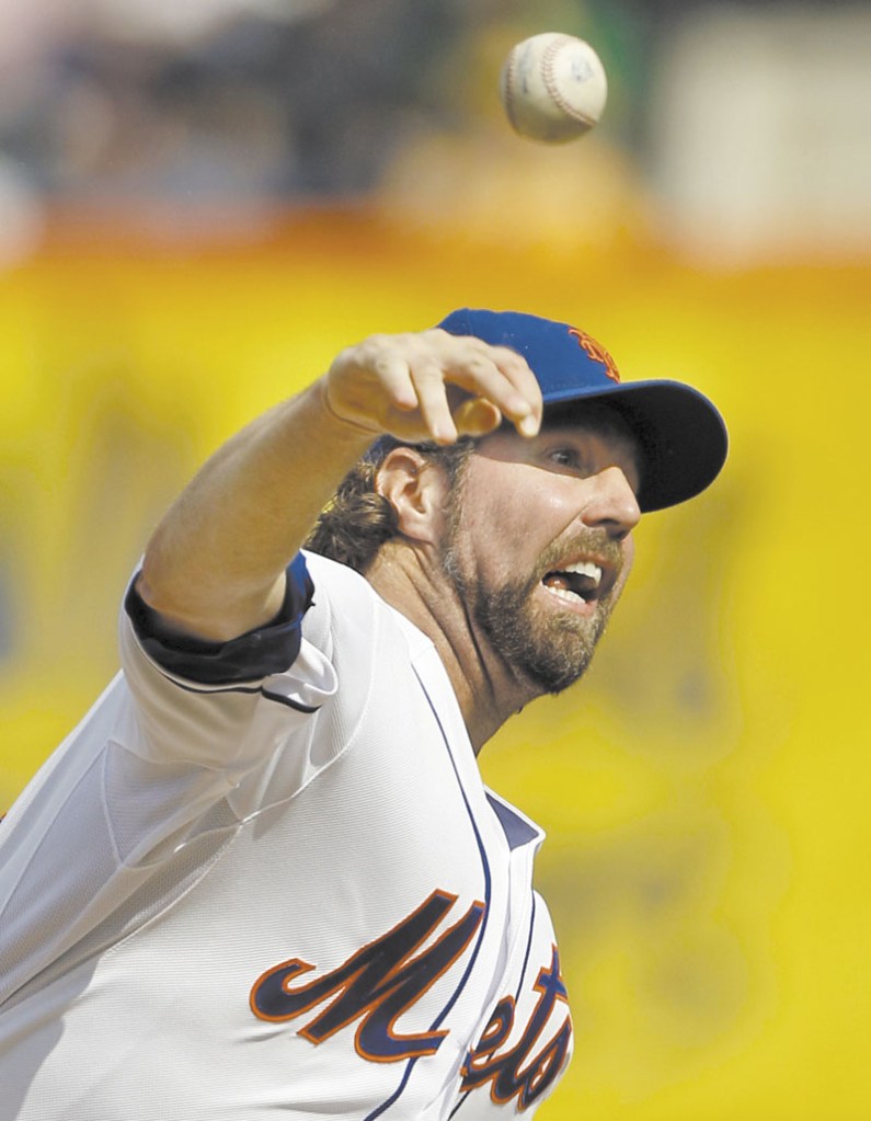 MOVING ON: National League Cy Young Award winner R.A. Dickey is on the verge of joining the Toronto Blue Jays. According to a source close to the deal, Dickey and the Blue Jays have agreed on a new contract, which would clear the way for him to be traded from the New York Mets.
