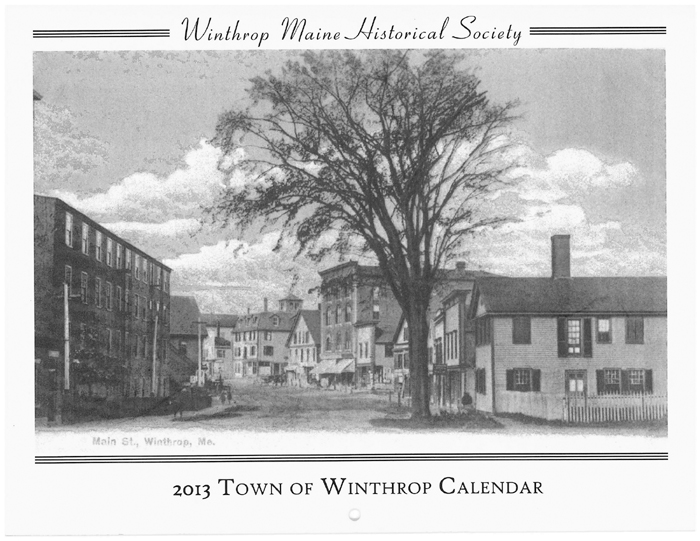 The cover of the Winthrop Historical Society's 2013 calendar.