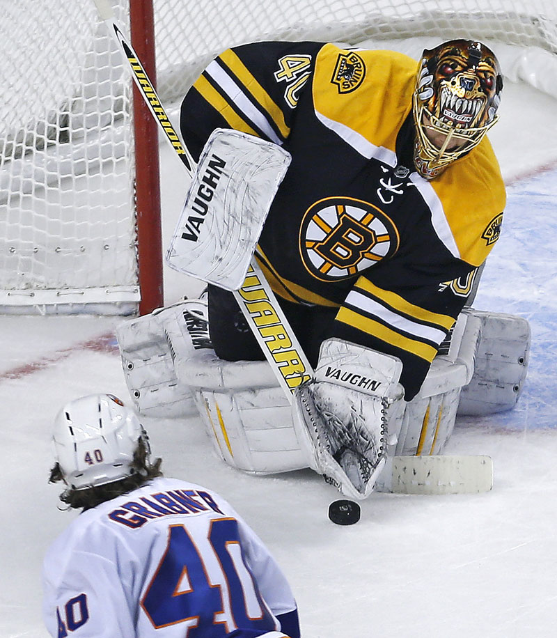 Tuuka Rask made 24 saves in the Bruins win vs. the Islanders on Friday.
