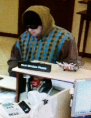 Authorities say Justin Brady demanded cash from a teller at the York County Credit Union in Sanford last Thursday.
