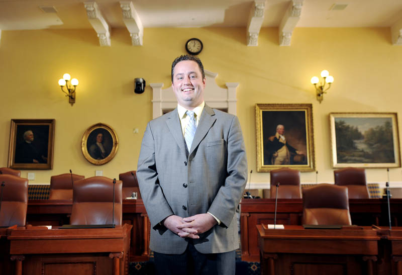 Darek Grant, of Augusta, will serve as the secretary of the Senate for the 2013-2014 term.