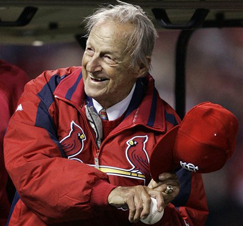 Hall of Famer Stan Musial, one of baseball's greatest hitters and a Hall of Famer with the Cardinals for more than two decades, died Saturday, the team announced. He was 92.