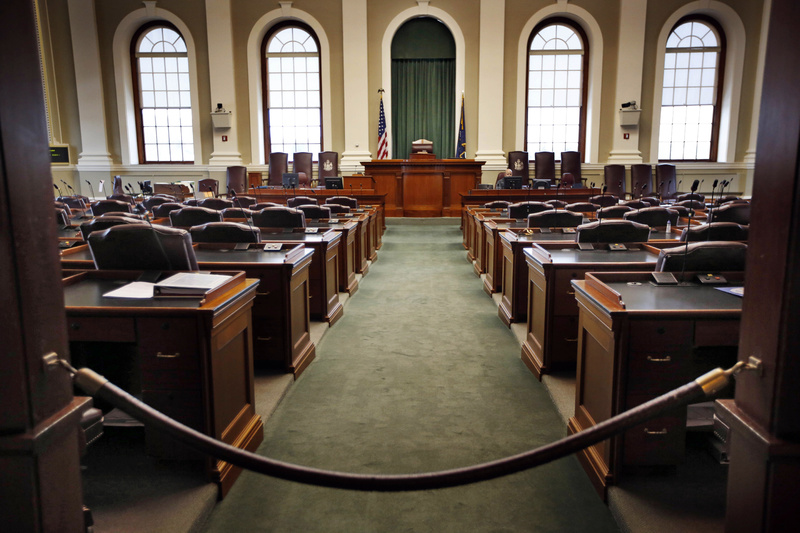 The House Chamber in the State House in Augusta on Jan. 4.