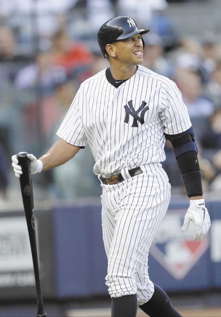 TIRED ACT: New York Yankees’ third baseman Alex Rodriguez, who hasn’t played a full season since 2007, was accused of purchasing performance-enhancing drugs in a story released Tuesday.