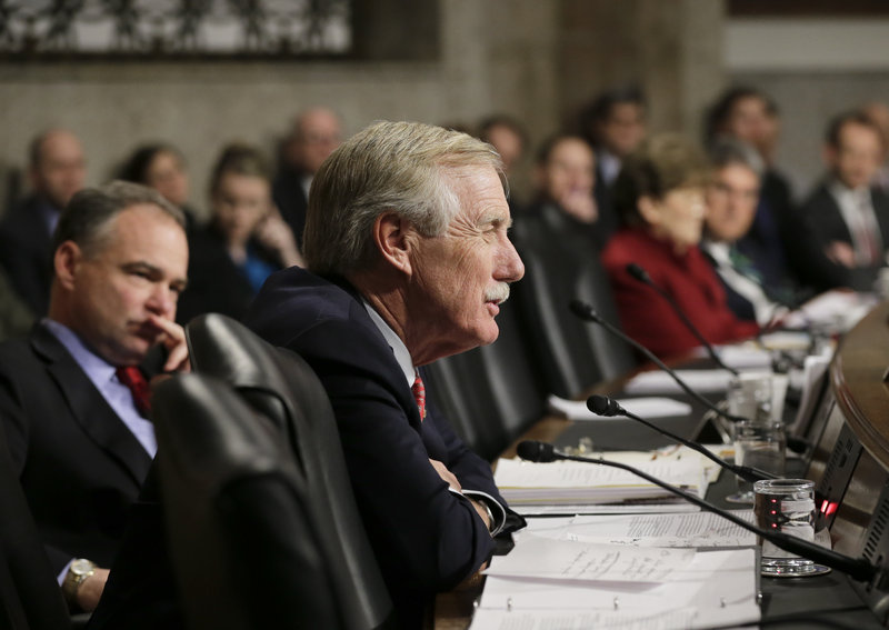 Angus King, Tim Kaine
