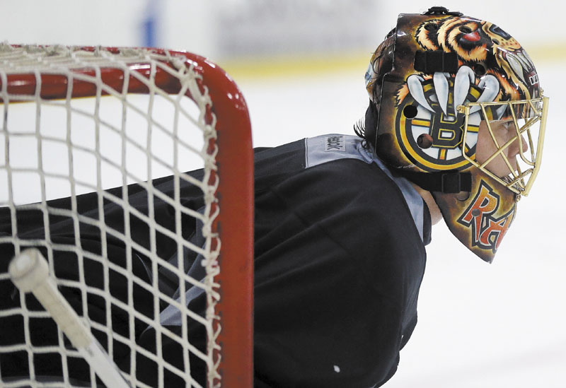 THE MAN IN NET: Tuukka Rask will take over as the Boston Bruins No. 1 goaltender this season after Tim Thomas decided to take the season off. Rask was the Bruins No. 1 goalie in 2010, but played just 25 games last season. Ristuccia Arena