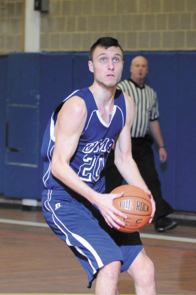 HAPPY AT HOME: Cony graduate Walker Cooper is averaging 17.1 points per game for the University of Maine at Augusta.