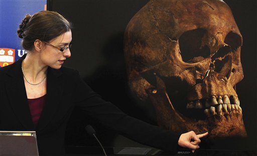 Jo Appleby, a lecturer in human bioarchaeology at the University of Leicester School of Archaeology and Ancient History, says tests have established "beyond reasonable doubt" the long lost remains of England's King Richard III, missing for 500 years.