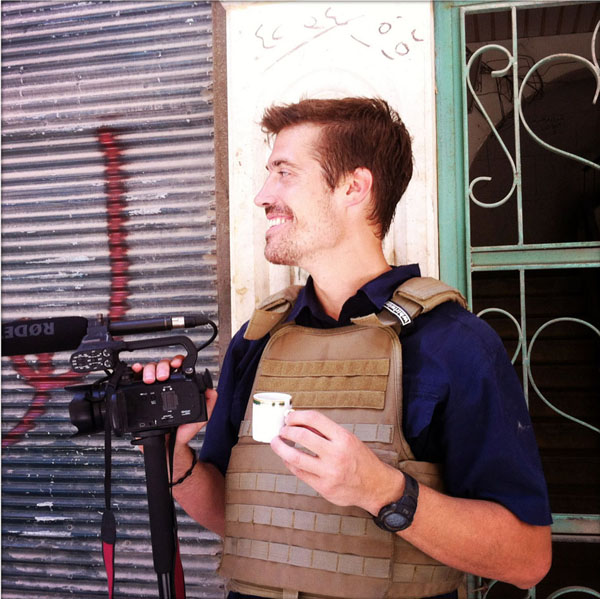 James Foley, photographed in Aleppo, Syria, in July 2012. Photo by Nicole Tung.