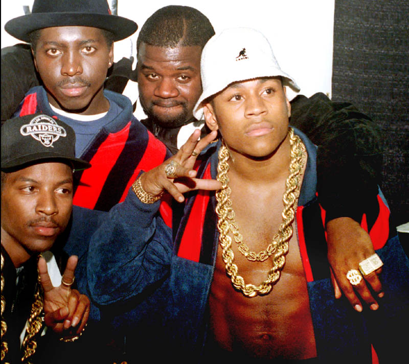 A video of LL Cool J performing at Waterville's Colby College in 1985 is getting lots of attention on blogs and social media. The hip-hop star, far right, is shown with other artists of the era at the 1988 Soul Train Music Awards. From left are Bobcat, E. Love and Cut Creator.
