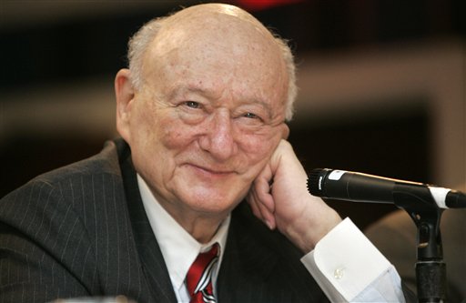 Ed Koch was a famously combative politician who rescued New York City from near-financial ruin during three terms as mayor.