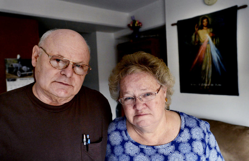 Louis and Katherine Bourgoin of Lewiston are two of the more than 6,000 Mainers who face losing health care provided through Medicaid. A federal lawsuit filed this week names the Bourgoins and three other Mainers who are disabled or low-income.