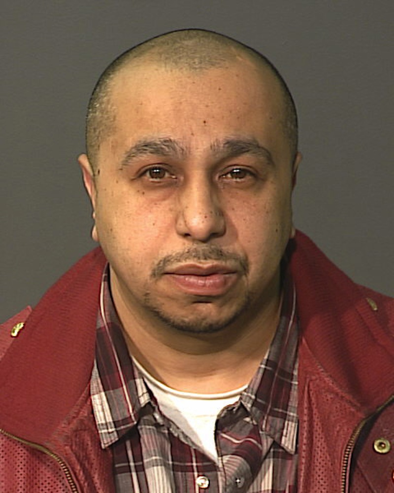 This undated photo, provided by the New York City Police Department on Monday March 4, 2013, shows Julio Acevedo, 44, who police are looking for in connection with the death of an expectant couple that was killed in a car crash in Brooklyn early Sunday morning and their premature baby, who was delivered alive but did not survive. (AP Photo/NYPD)