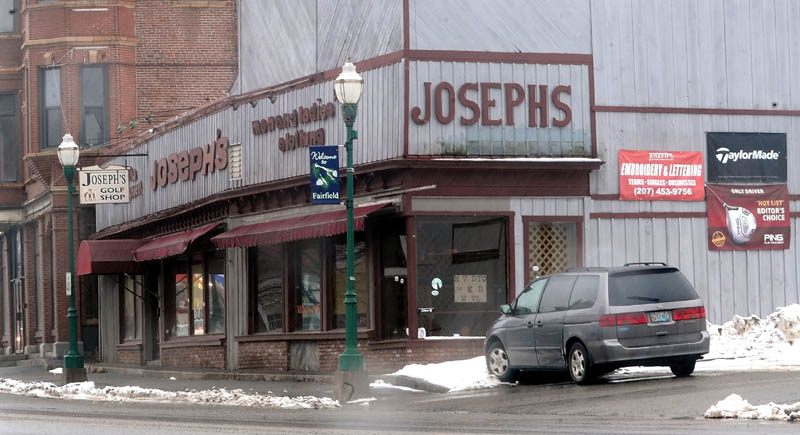 The Joseph's Sporting Goods building and the former hardware store on Main Street in downtown Fairfield have been sold and will be demolished in the coming months.